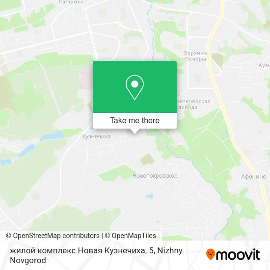 жилой комплекс Новая Кузнечиха, 5 map