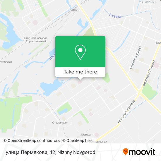 улица Пермякова, 42 map