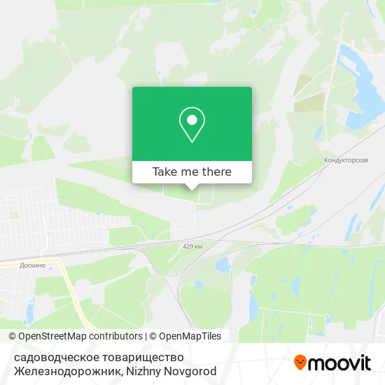 садоводческое товарищество Железнодорожник map