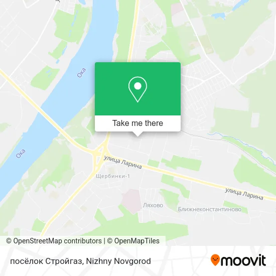 посёлок Стройгаз map