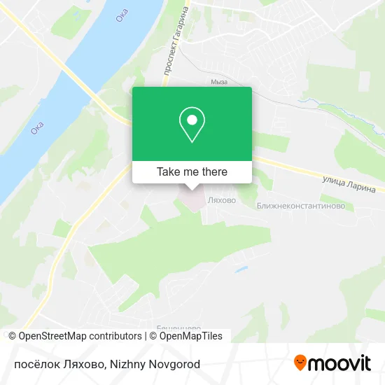 посёлок Ляхово map