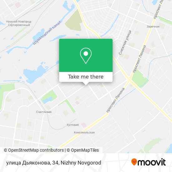 улица Дьяконова, 34 map