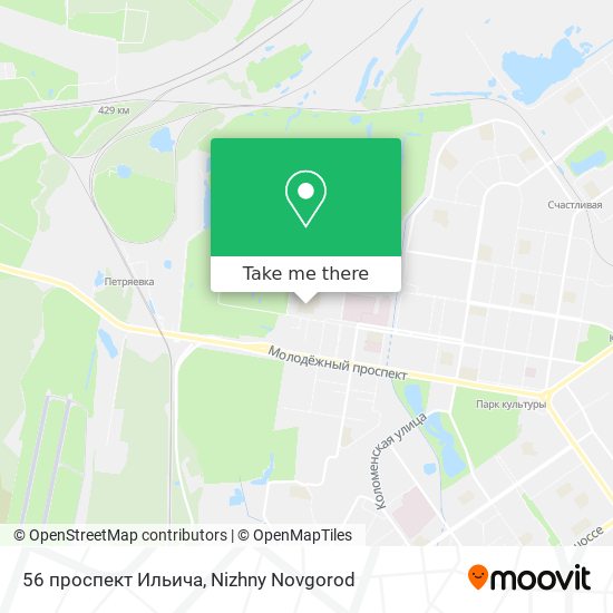 56 проспект Ильича map