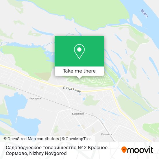 Садоводческое товарищество № 2 Красное Сормово map