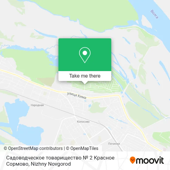 Садоводческое товарищество № 2 Красное Сормово map