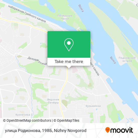 улица Родионова, 198Б map