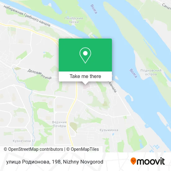 улица Родионова, 198 map