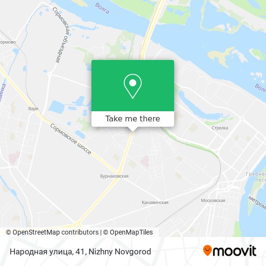 Народная улица, 41 map
