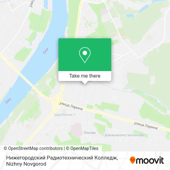 Нижегородский Радиотехнический Колледж map