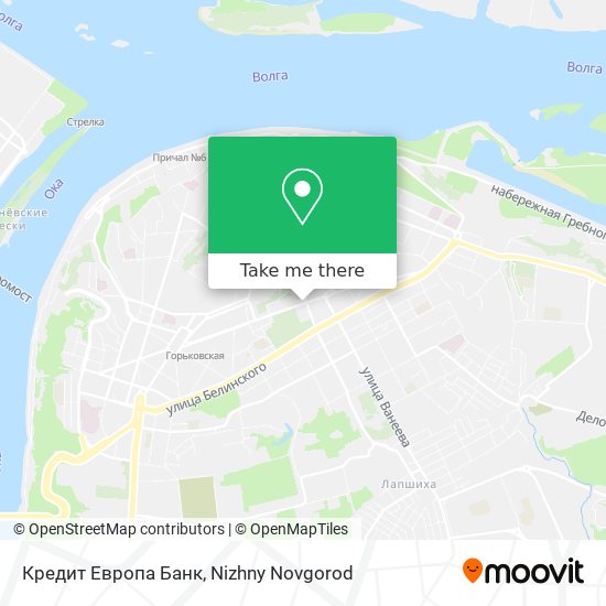 Кредит Европа Банк map