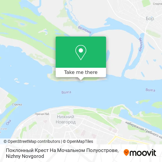 Поклонный Крест На Мочальном Полуострове map
