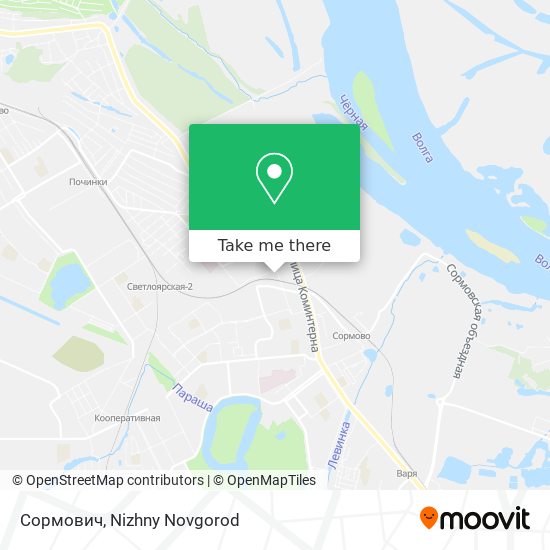 Сормович map