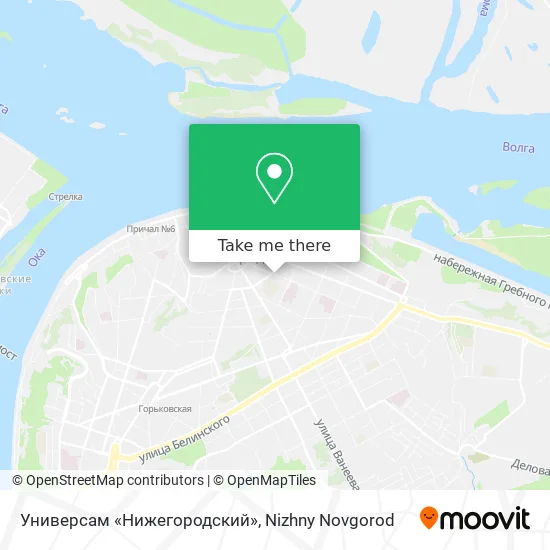 Универсам «Нижегородский» map