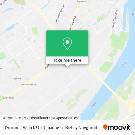 Оптовая База №1 «Гармония» map