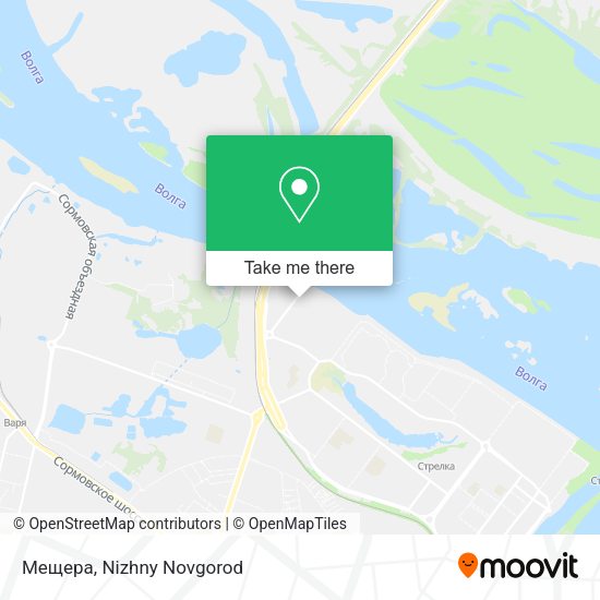 Мещера map