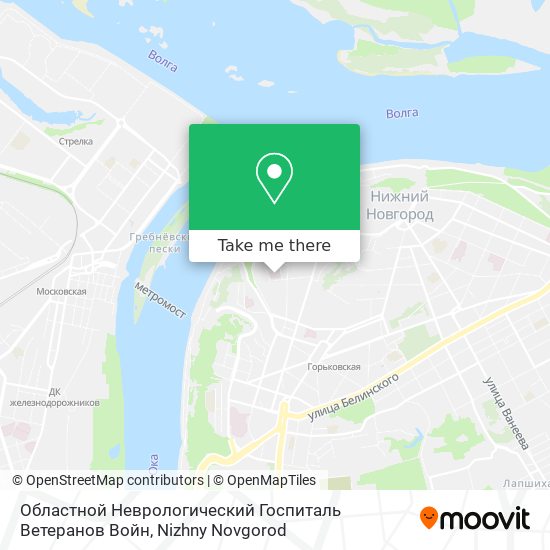 Областной Неврологический Госпиталь Ветеранов Войн map