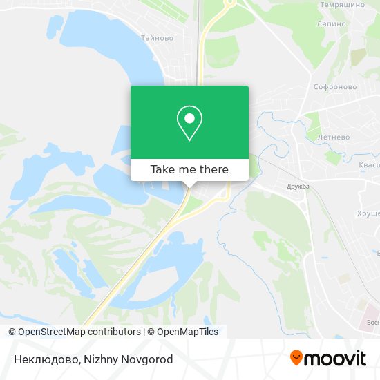 Неклюдово map