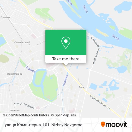 улица Коминтерна, 101 map