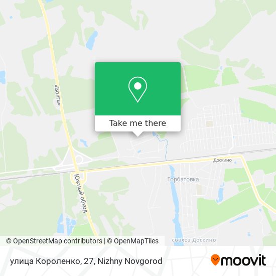 улица Короленко, 27 map