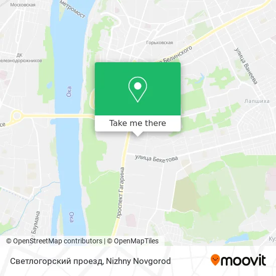 Светлогорский проезд map
