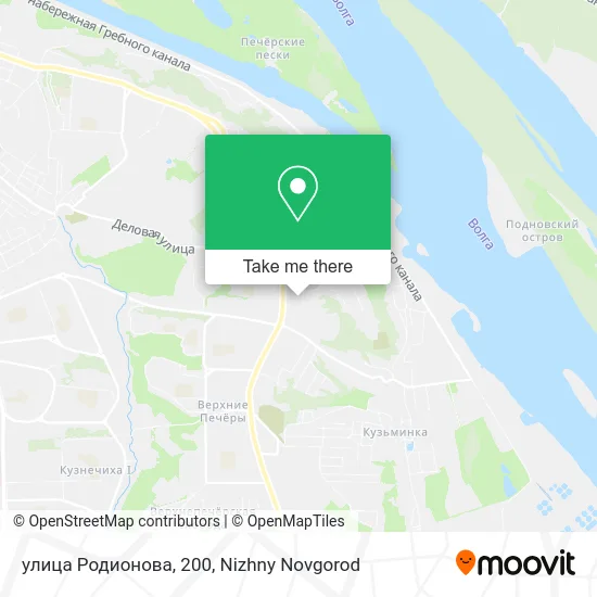 улица Родионова, 200 map