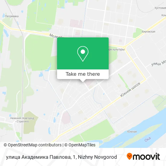 улица Академика Павлова, 1 map