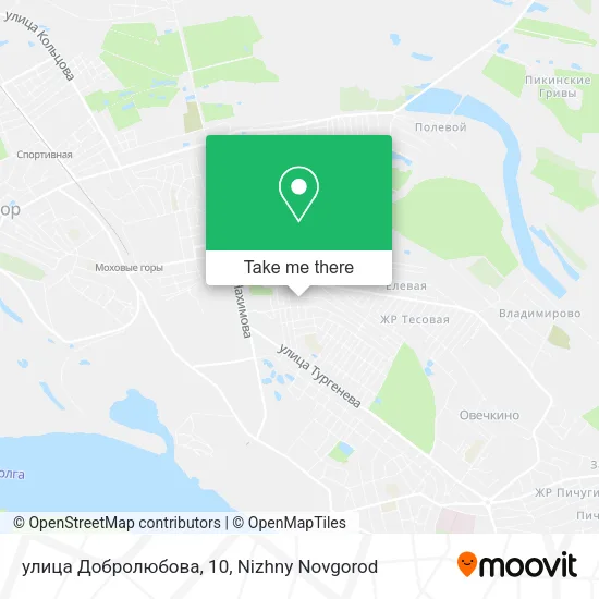 улица Добролюбова, 10 map