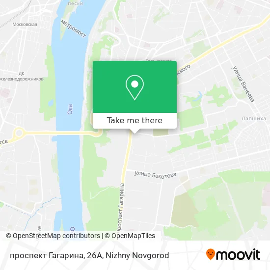 проспект Гагарина, 26А map