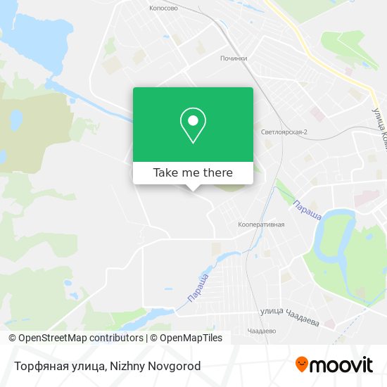 Торфяная улица map