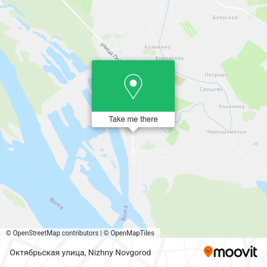 Октябрьская улица map