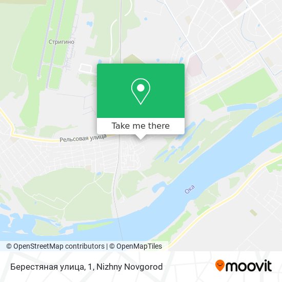 Берестяная улица, 1 map
