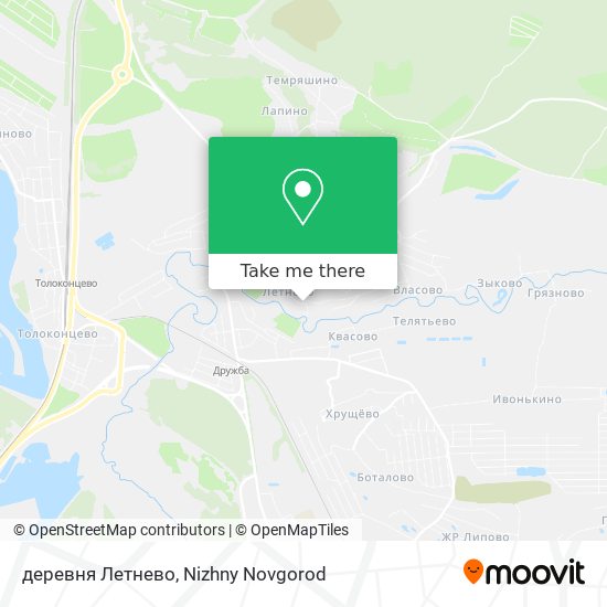 деревня Летнево map