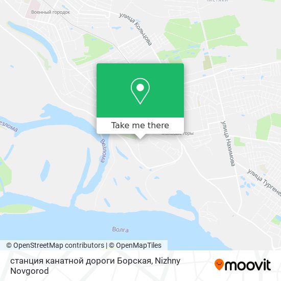 станция канатной дороги Борская map