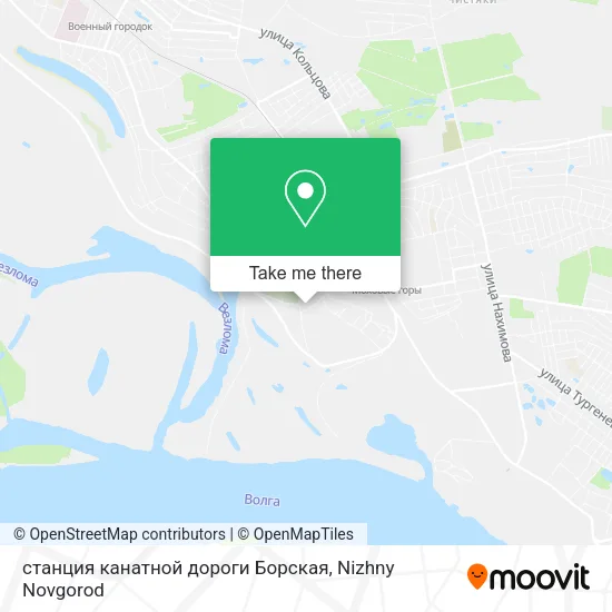 станция канатной дороги Борская map