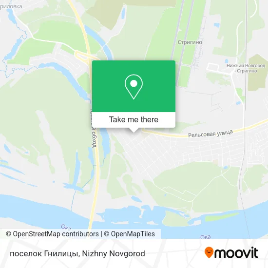 поселок Гнилицы map