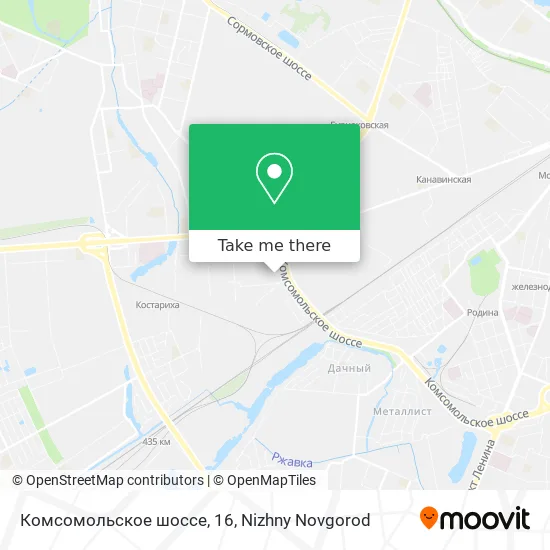Комсомольское шоссе, 16 map