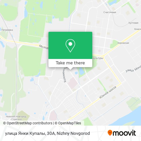 улица Янки Купалы, 30А map