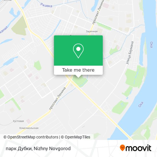 парк Дубки map