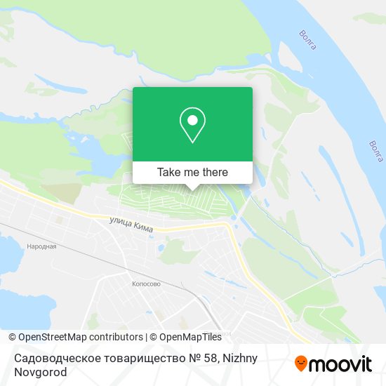 Садоводческое товарищество № 58 map