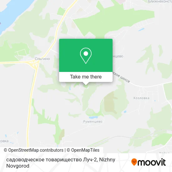 садоводческое товарищество Луч-2 map