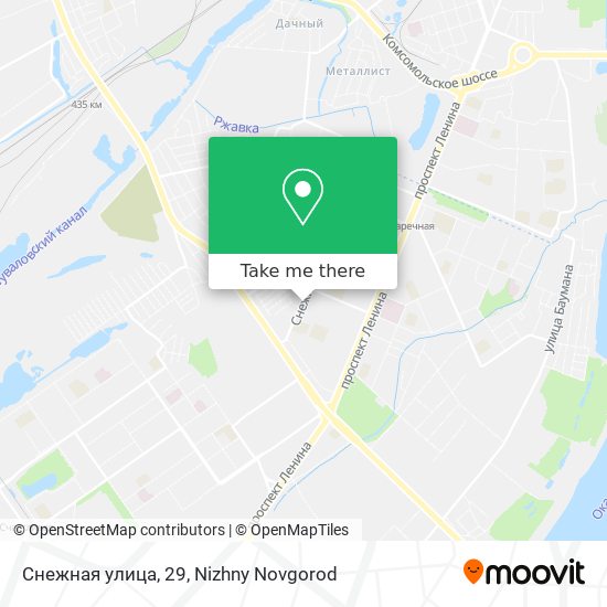 Снежная улица, 29 map