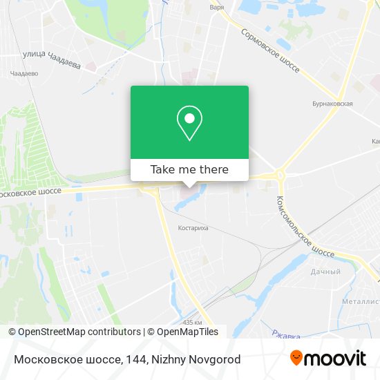 Московское шоссе, 144 map