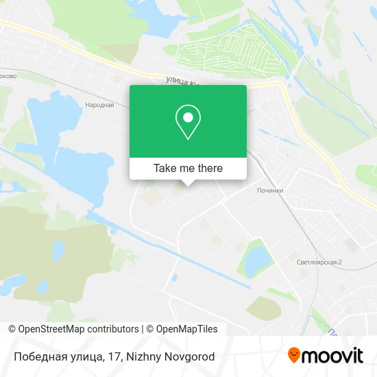 Победная улица, 17 map