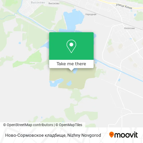 Ново-Сормовское кладбище map