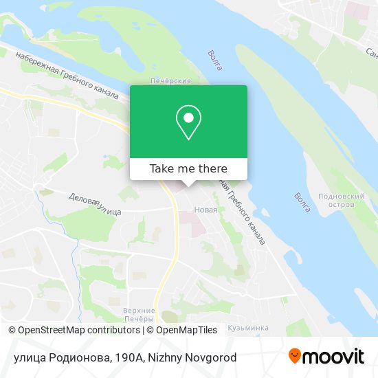 улица Родионова, 190А map