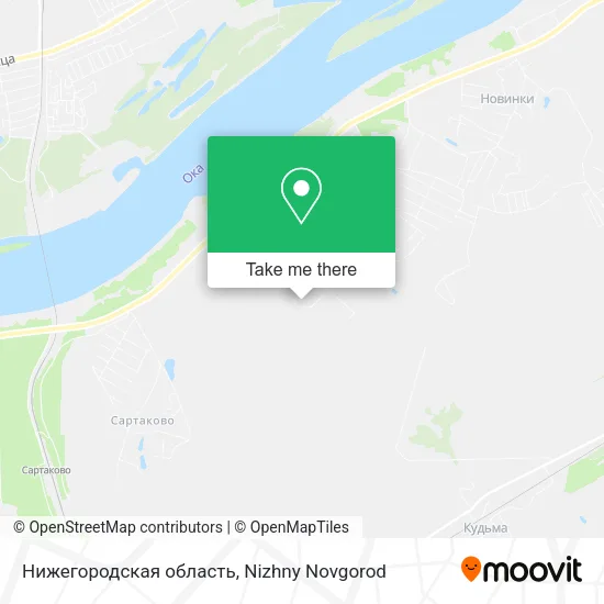 Нижегородская область map