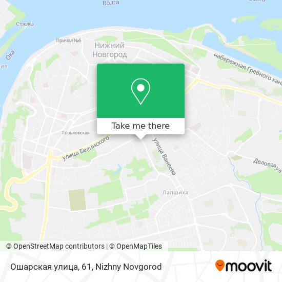 Ошарская улица, 61 map