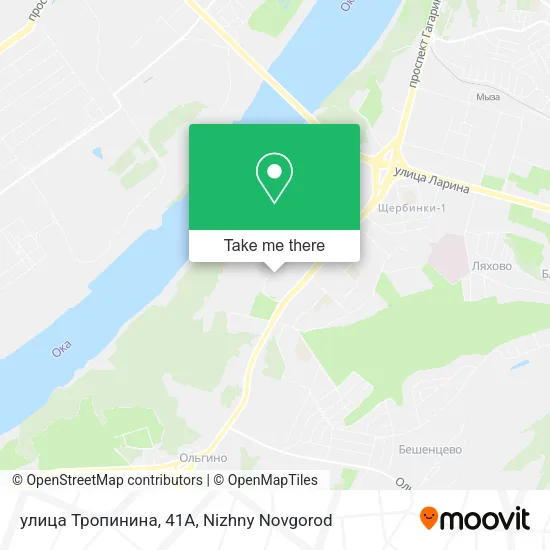 улица Тропинина, 41А map