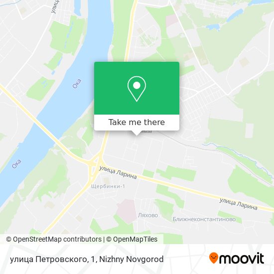 улица Петровского, 1 map
