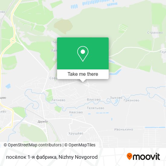 посёлок 1-я фабрика map